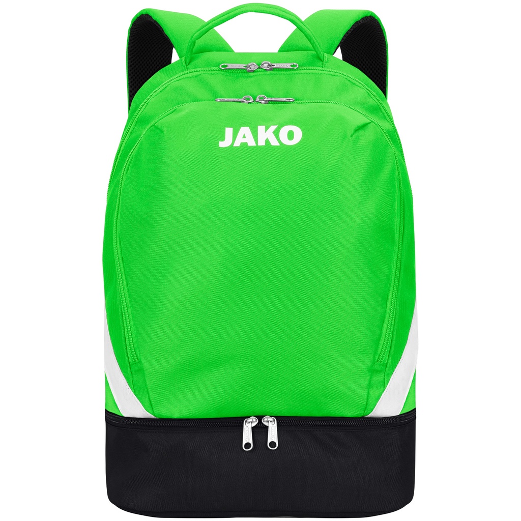 JAKO Sac à dos Iconic vert fluo/noir Unisexe