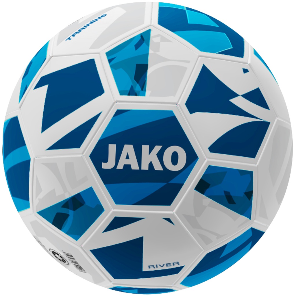 [2342-659-5] JAKO Ballon d'entraînement River blanc/navy Unisexe