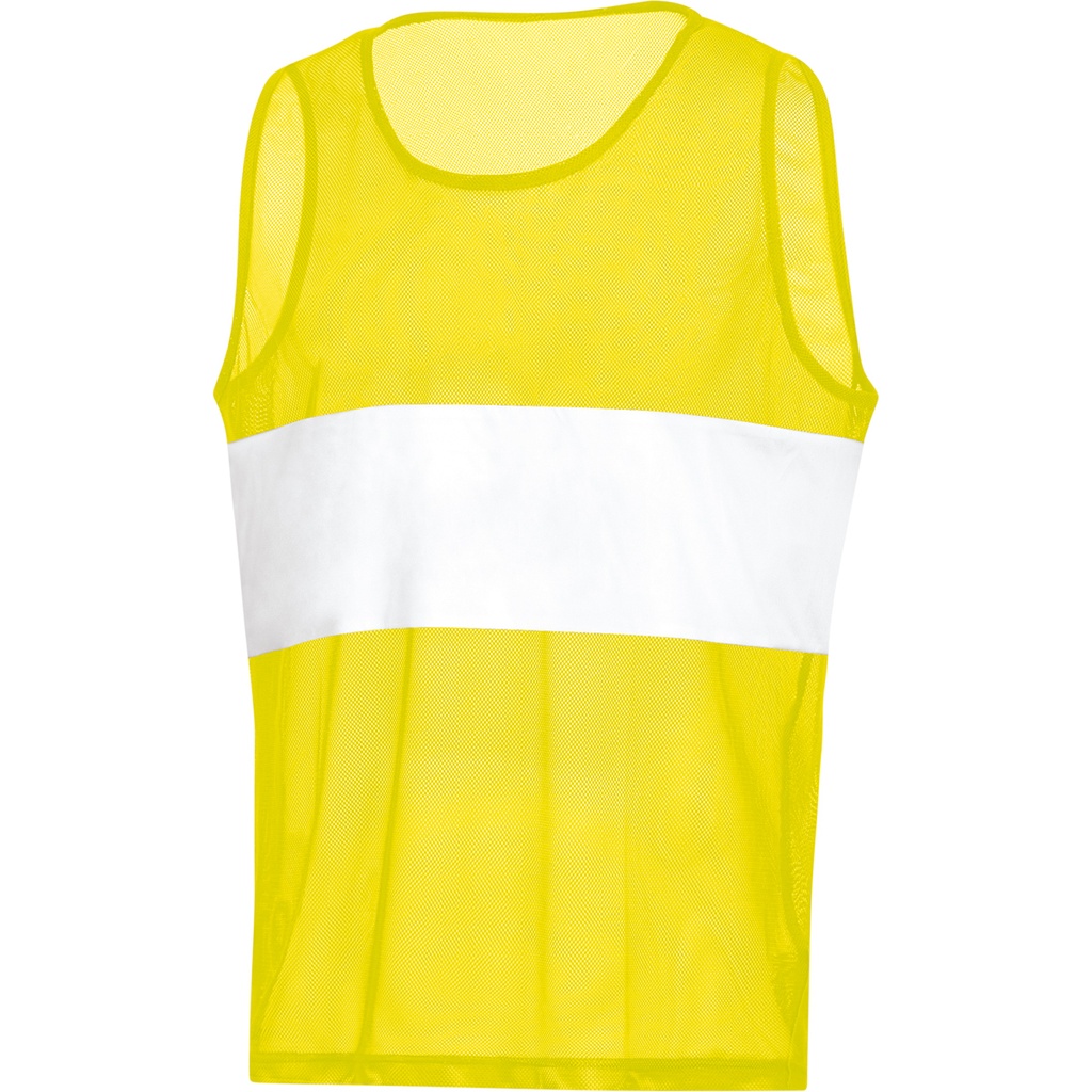 [2619-03-2] JAKO Chasuble Stripe jaune fluo Unisexe (2)
