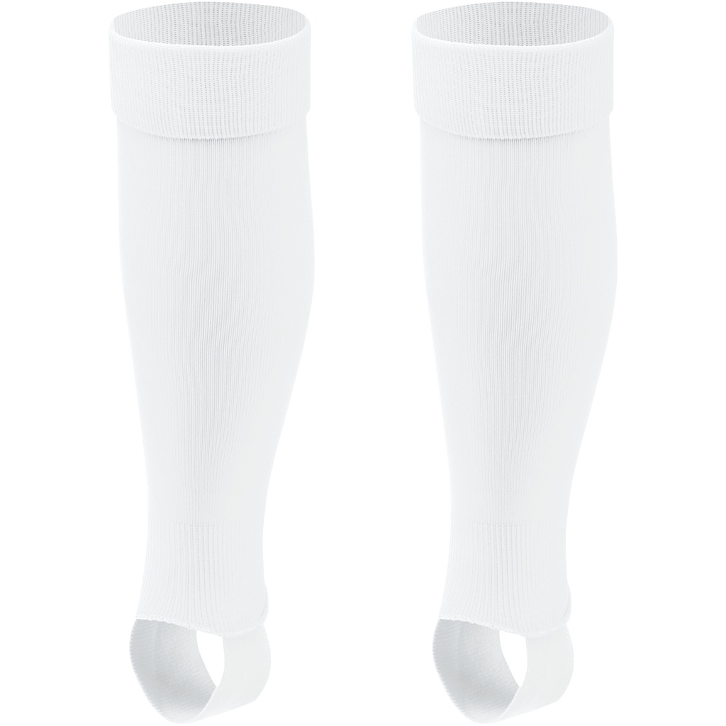 JAKO Chaussettes sans pied Uni blanc Unisexe