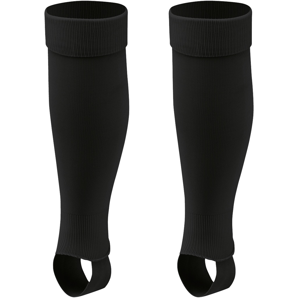 [3415-08-L] JAKO Chaussettes sans pied Uni noir Unisexe (L (Senior))