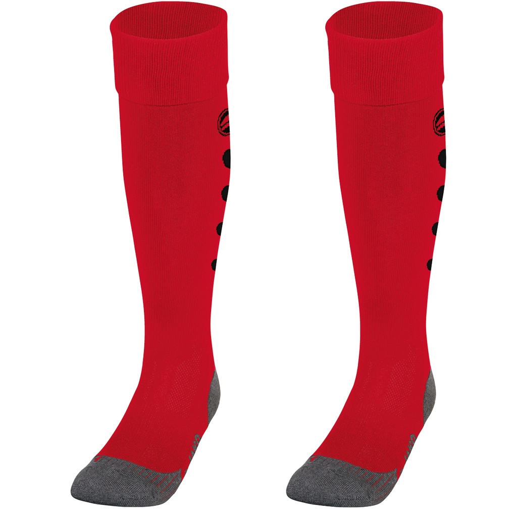 JAKO Chaussettes Roma rouge/noir Unisexe