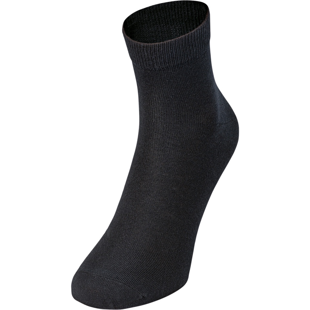 JAKO Chaussettes de loisir courtes - 3-pack noir Unisexe