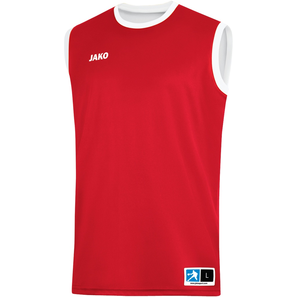 JAKO Maillot réversible Change 2.0 rouge sport/blanc Enfants