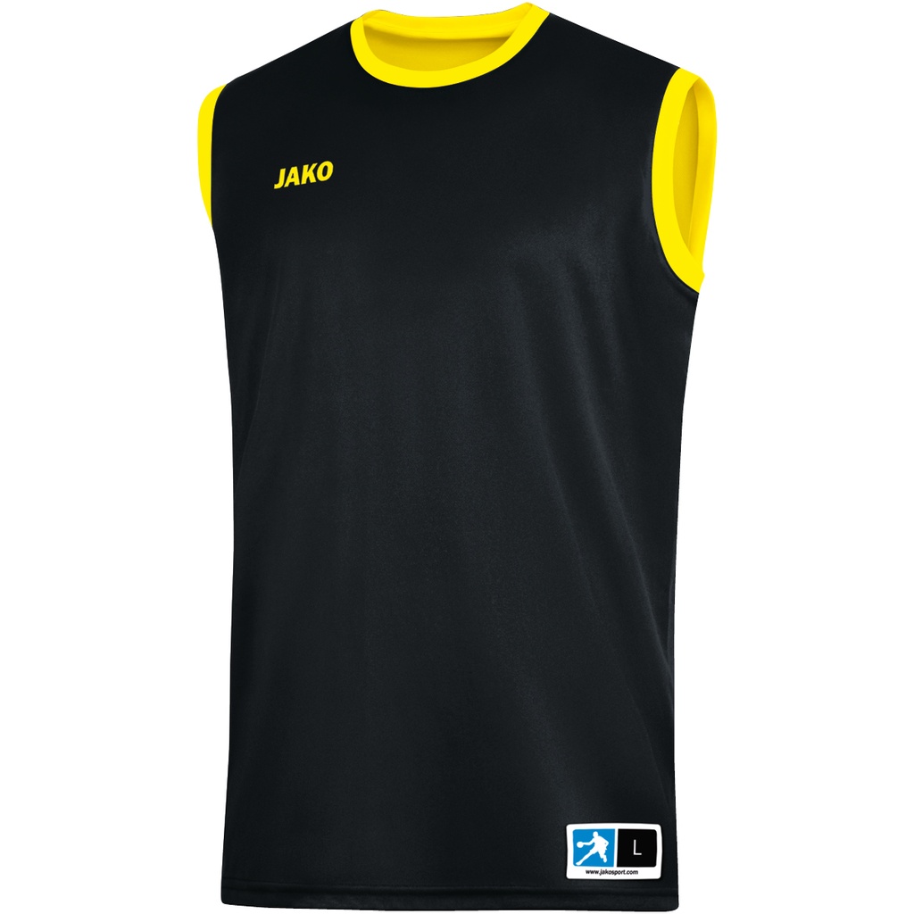 JAKO Maillot réversible Change 2.0 noir/citron Enfants
