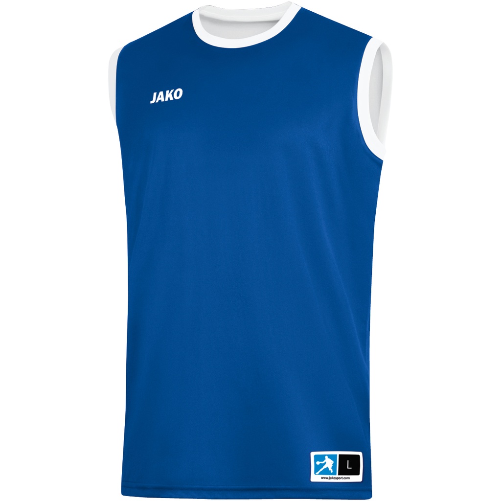 JAKO Maillot réversible Change 2.0 royal/blanc Unisexe