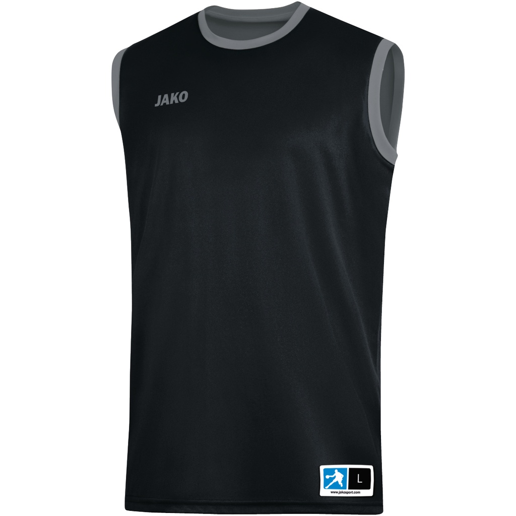 JAKO Maillot réversible Change 2.0 noir/gris pierre Enfants
