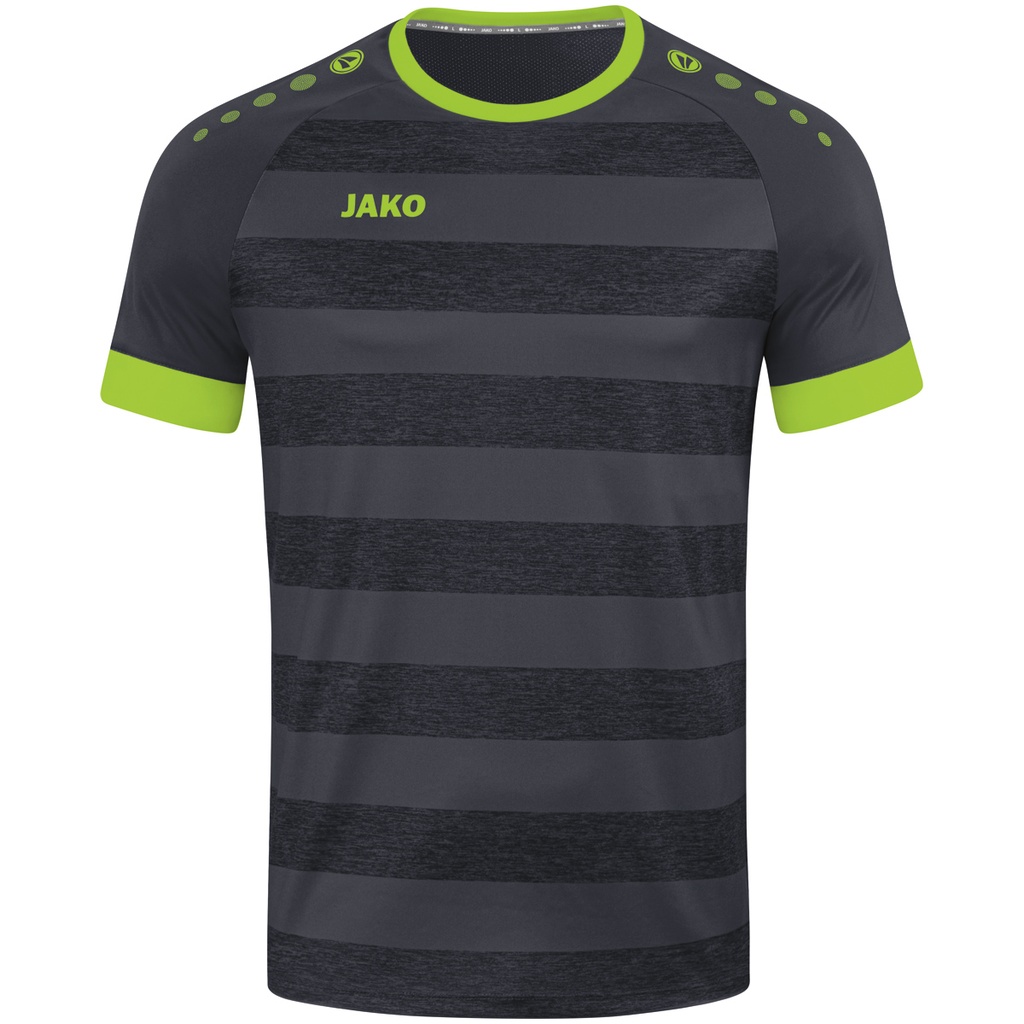 JAKO Maillot Celtic mélange MC anthracite/lemon Unisexe