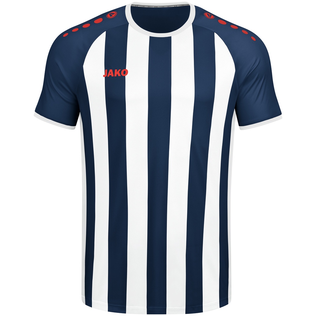 JAKO Maillot Inter MC navy/blanc/flamme Unisexe