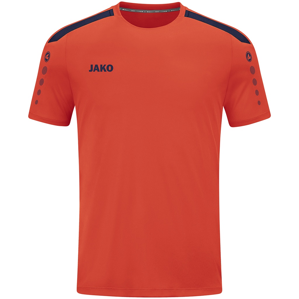 JAKO Maillot Power MC flamme/marine Unisexe