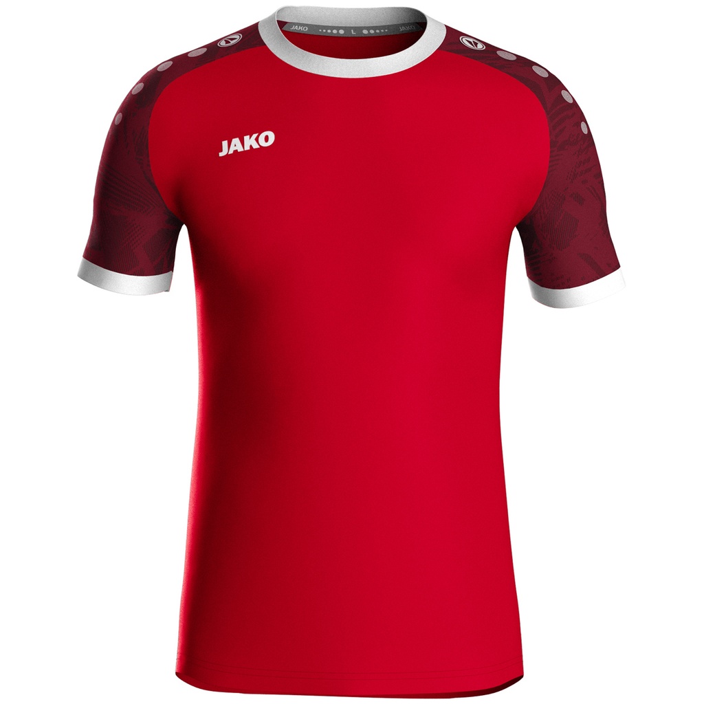 JAKO Maillot Iconic MC rouge sport/rouge vin Enfants