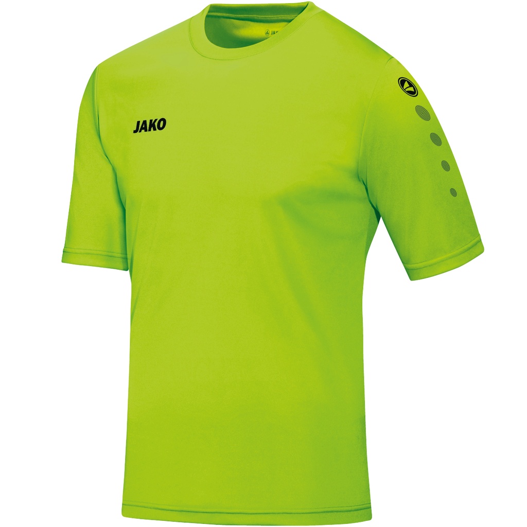 JAKO Maillot Team MC vert fluo Enfants