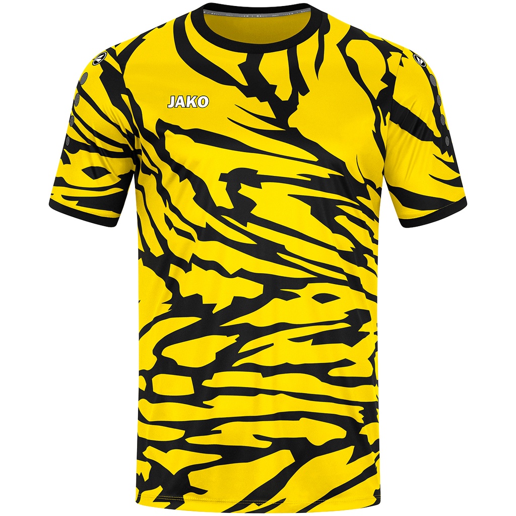 JAKO Maillot Animal MC citron/noir Enfants