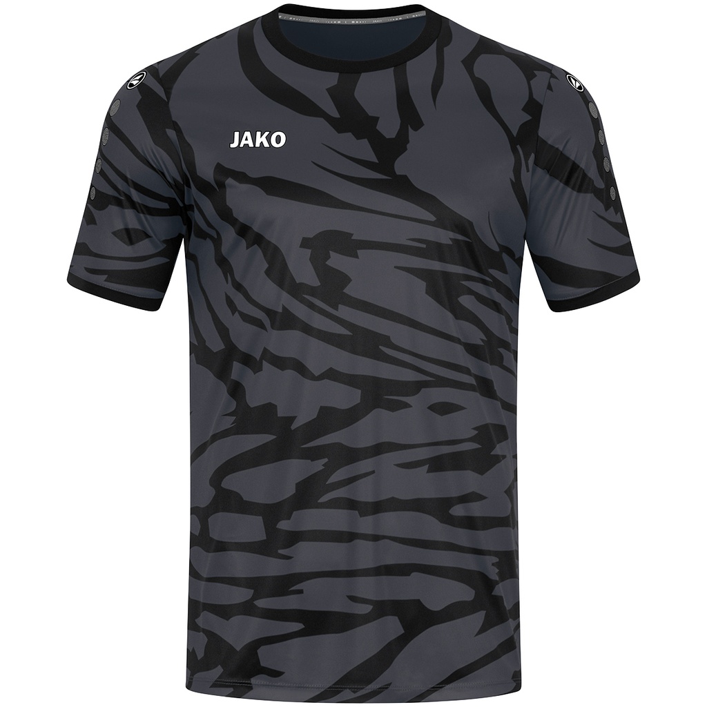 JAKO Maillot Animal MC anthracite/noir Unisexe