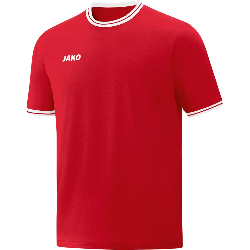 JAKO Maillot de shooting Center 2.0 rouge sport/blanc Unisexe