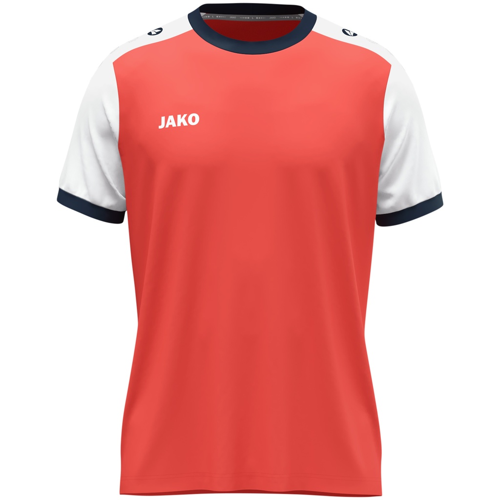 JAKO Maillot Dynamic MC corail/blanc/marine Enfants