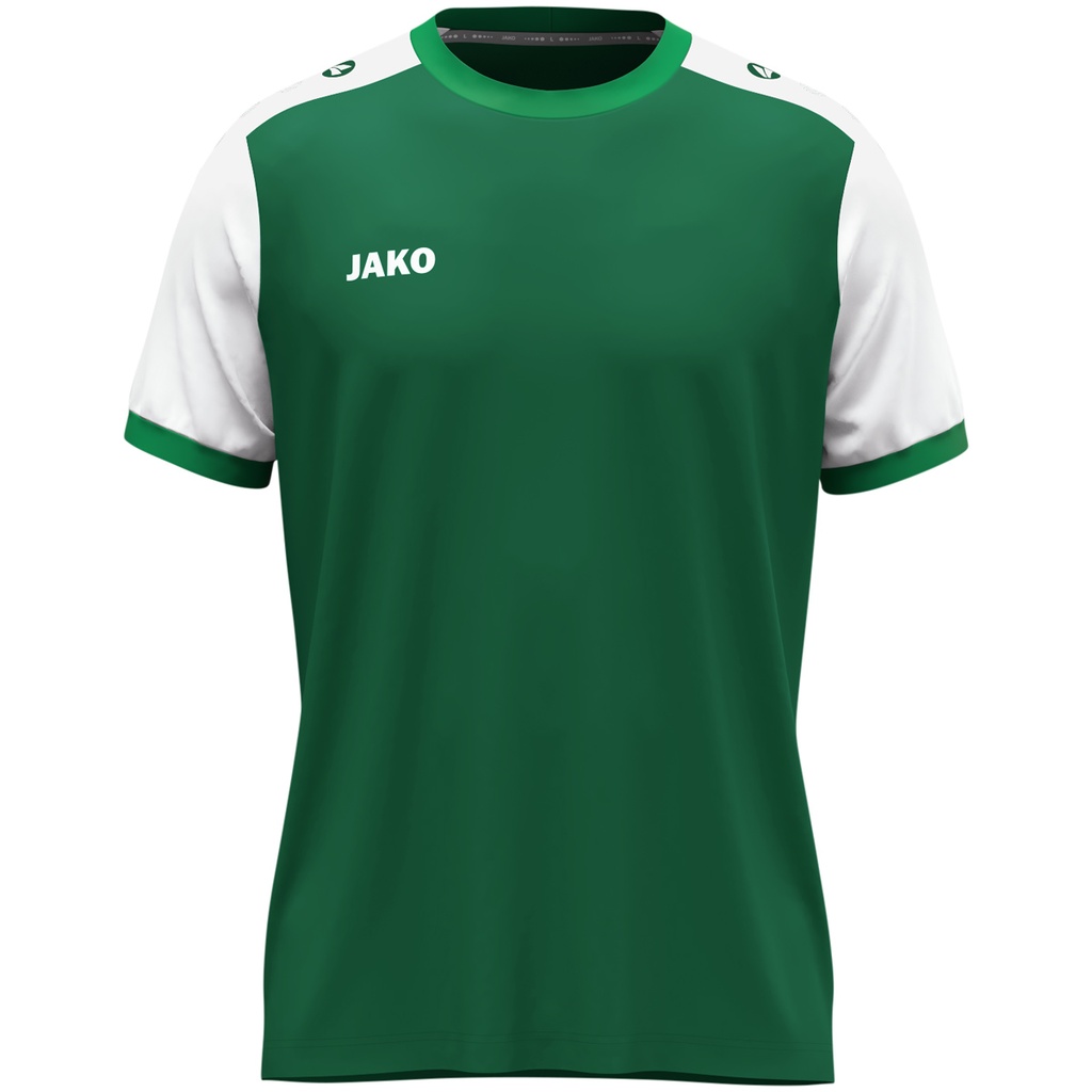 JAKO Maillot Dynamic MC vert foncé/blanc/vert Enfants