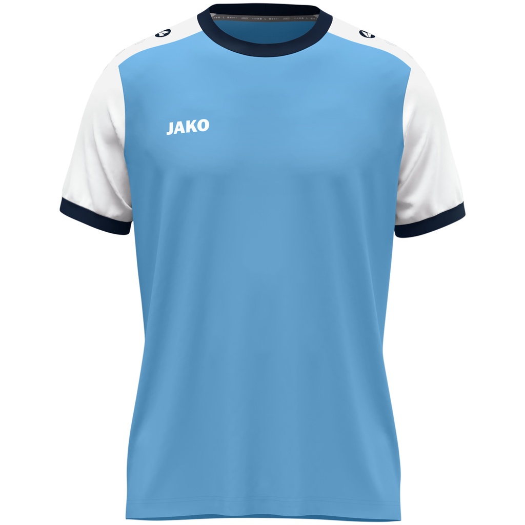 JAKO Maillot Dynamic MC bleu ciel/blanc/marine Enfants