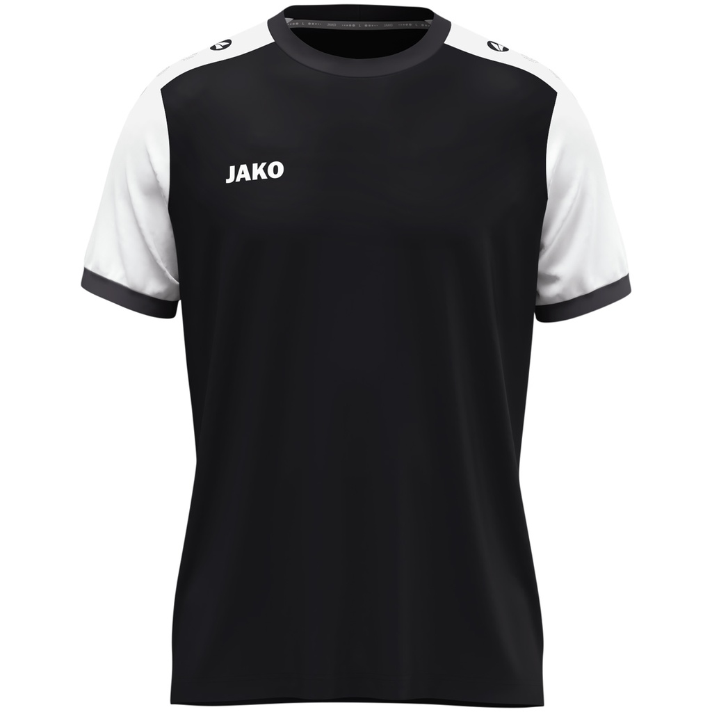 JAKO Maillot Dynamic MC noir/blanc/anthracite Enfants
