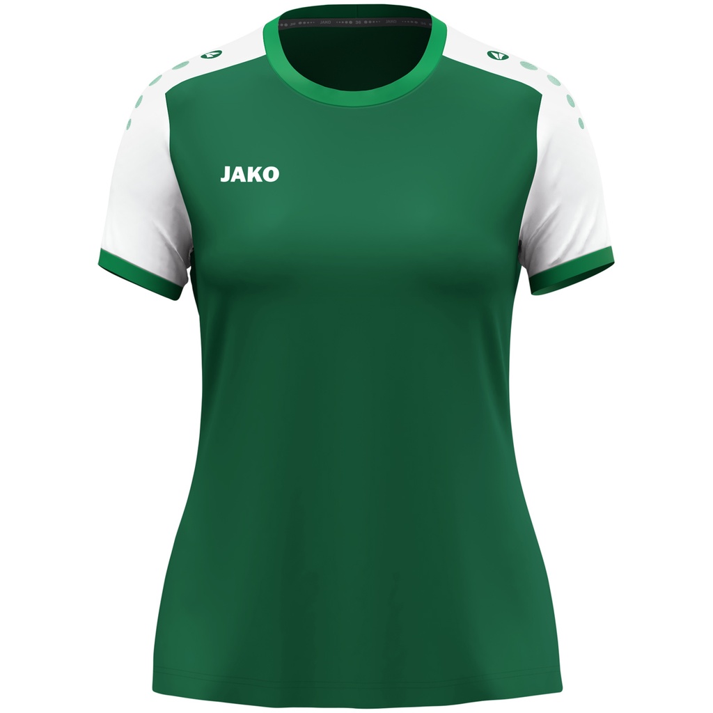 JAKO Maillot Dynamic MC femmes vert foncé/blanc/vert Femmes