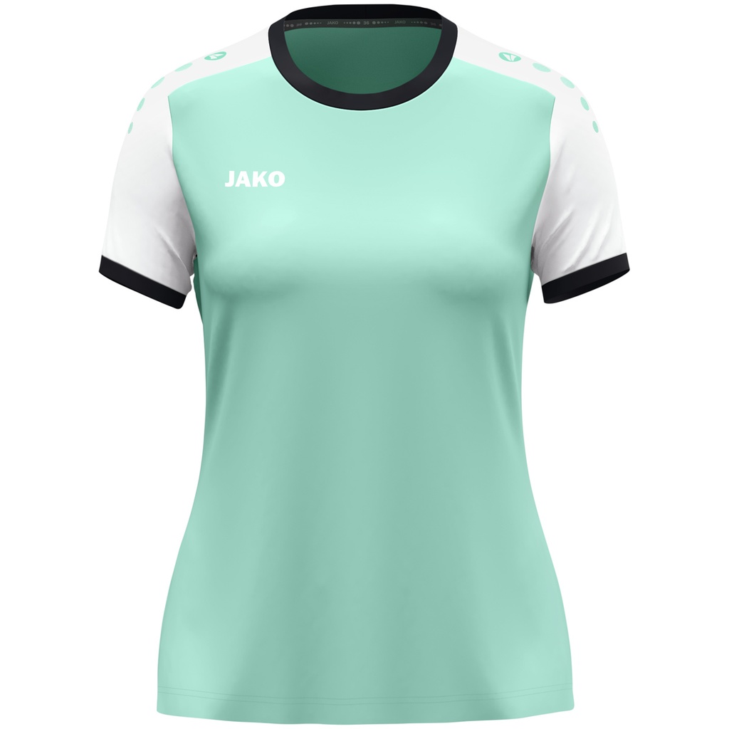 JAKO Maillot Dynamic MC femmes menthe/blanc/marine Femmes