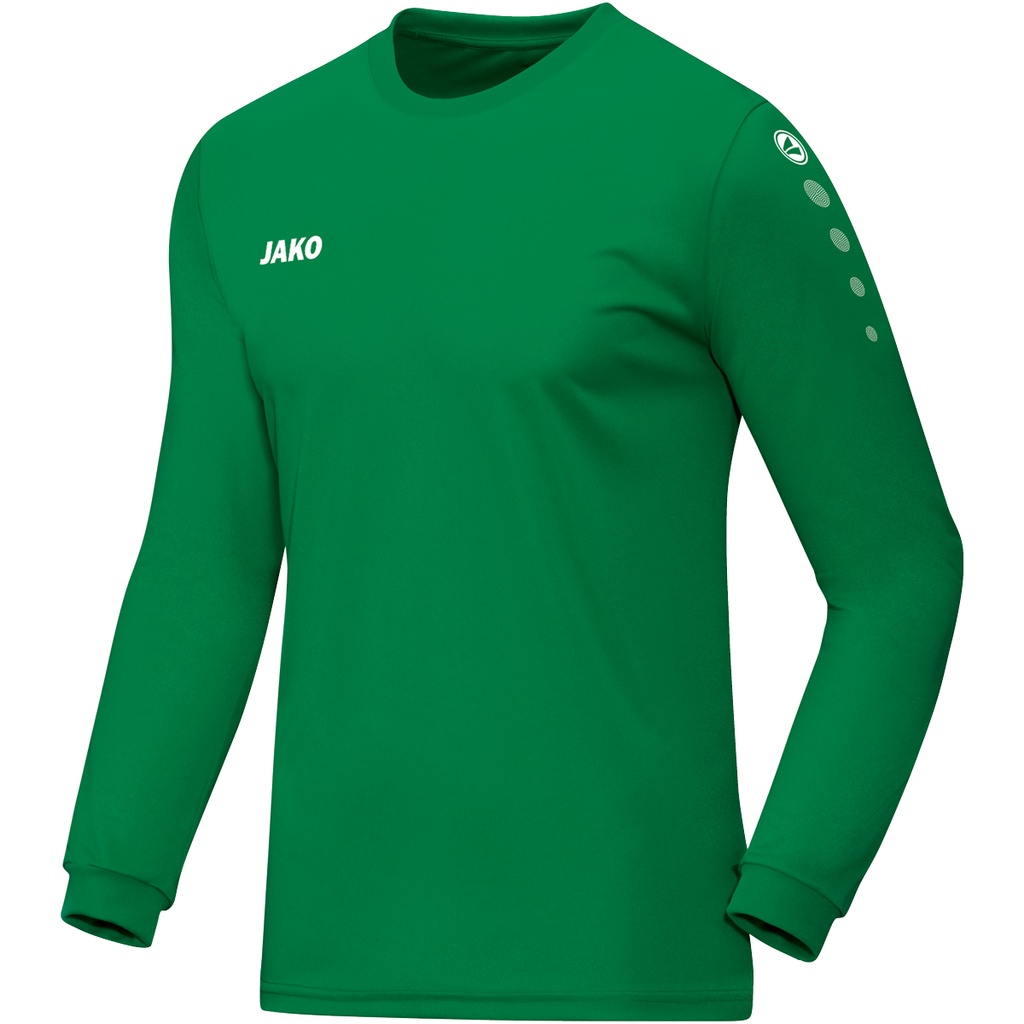 JAKO Maillot Team ML vert sport Enfants