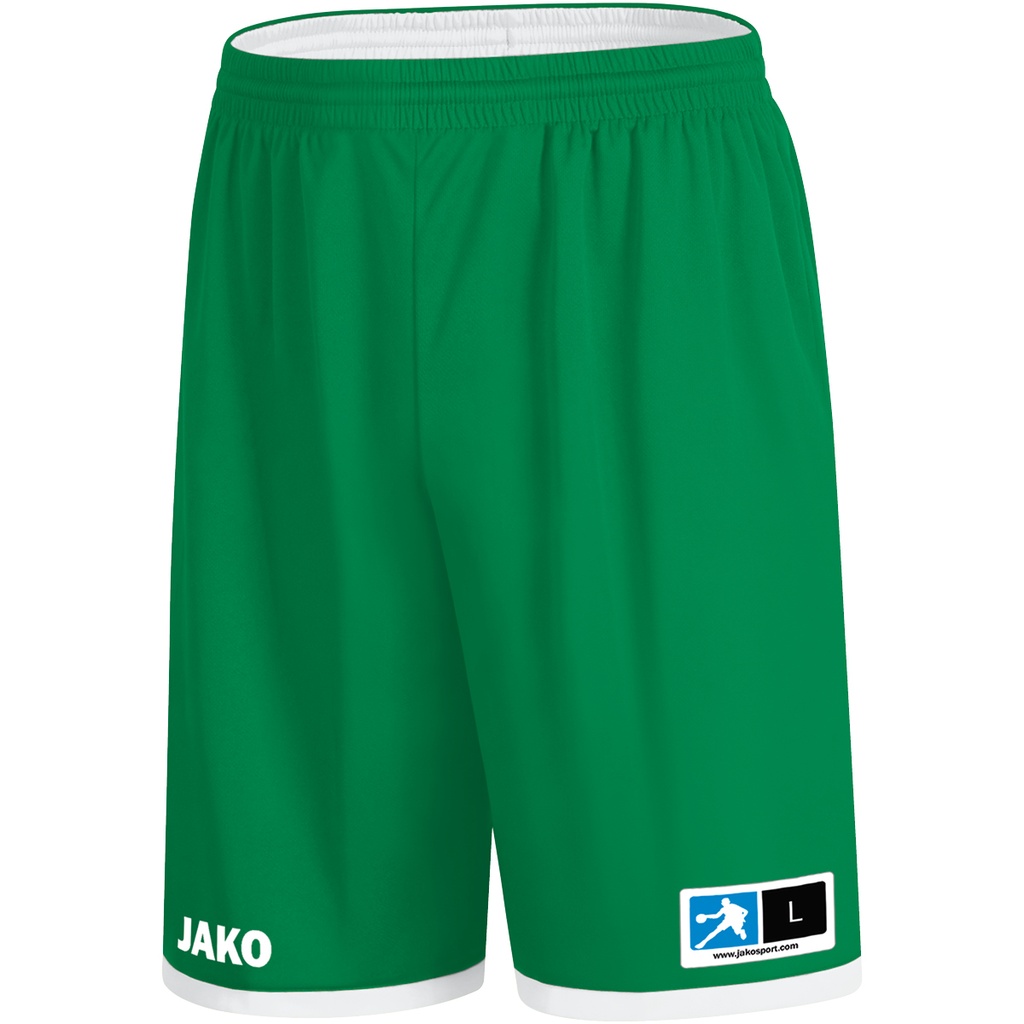 JAKO Short réversible Change 2.0 vert sport/blanc Enfants