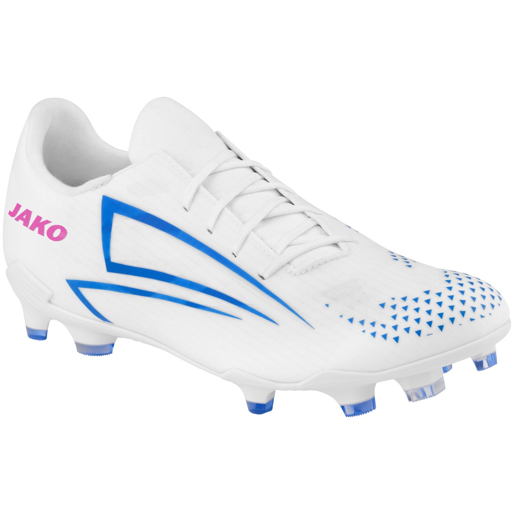 [5551-667-39] JAKO RS89 Team FG/AG blanc/rhodamine red/bleu Unisexe (39)