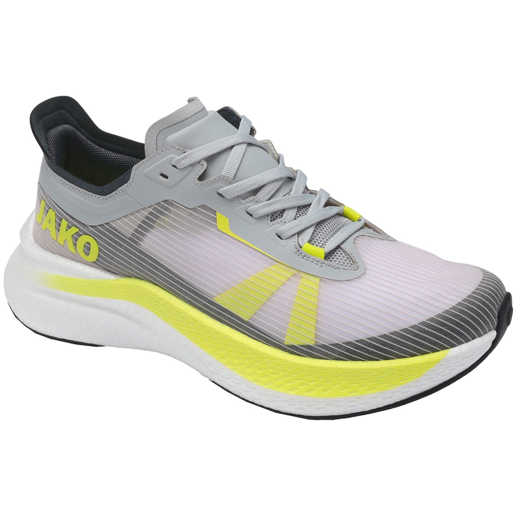[5620-799-36] JAKO Chaussure de course RiverFlow MAX gris tendre/anthra light/lime Unisexe (36)