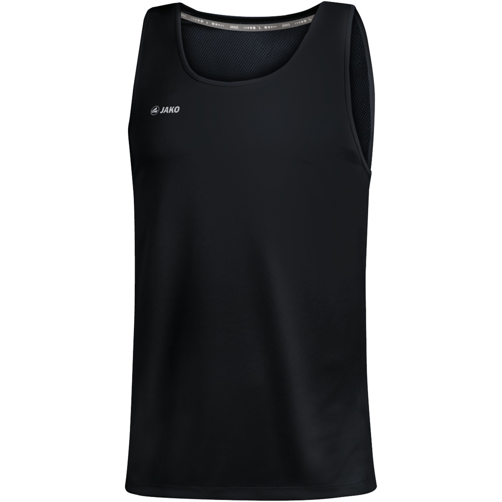 JAKO Débardeur Run 2.0 noir Unisexe