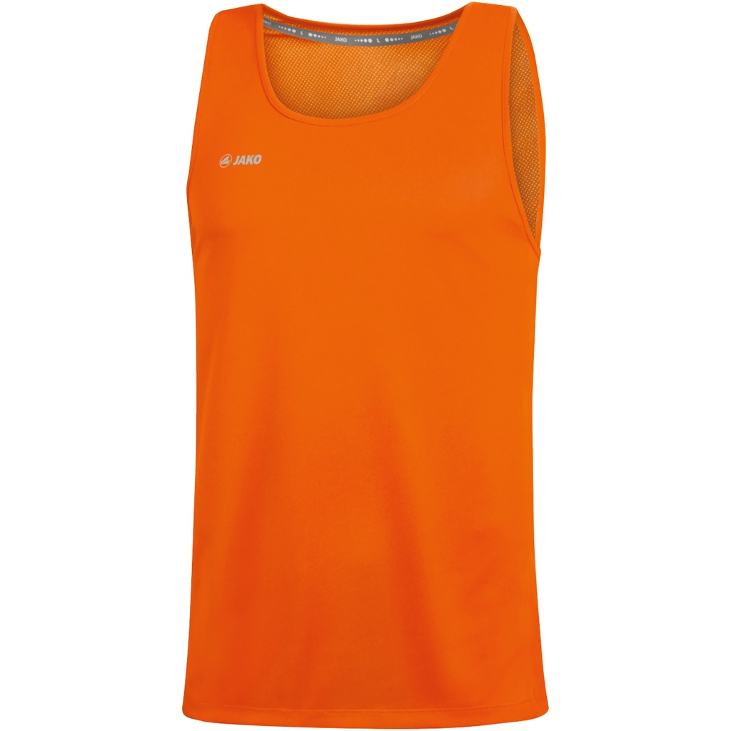 JAKO Débardeur Run 2.0 orange fluo Unisexe
