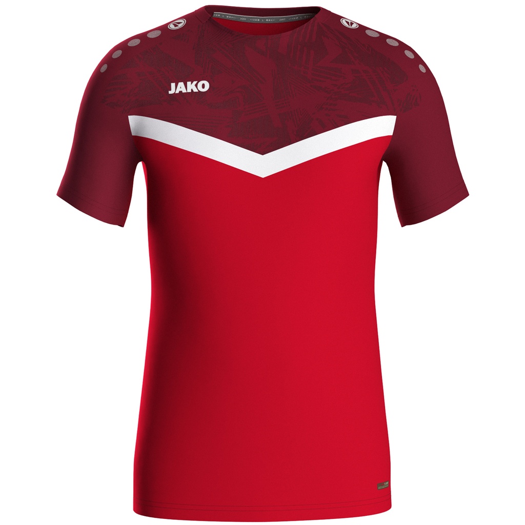 JAKO T-shirt Iconic rouge/rouge vin Femmes