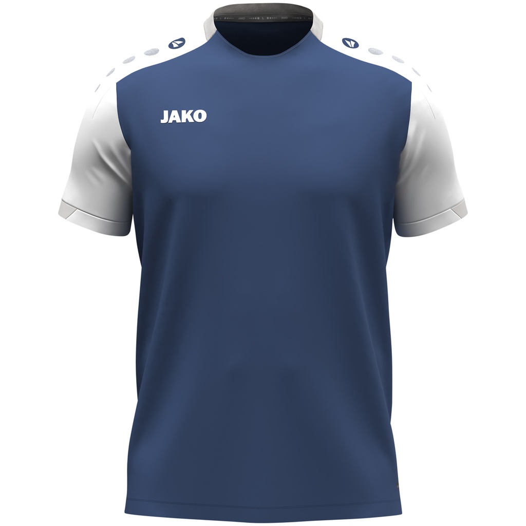 JAKO T-shirt Dynamic bleu nuit/blanc/gris clair Unisexe