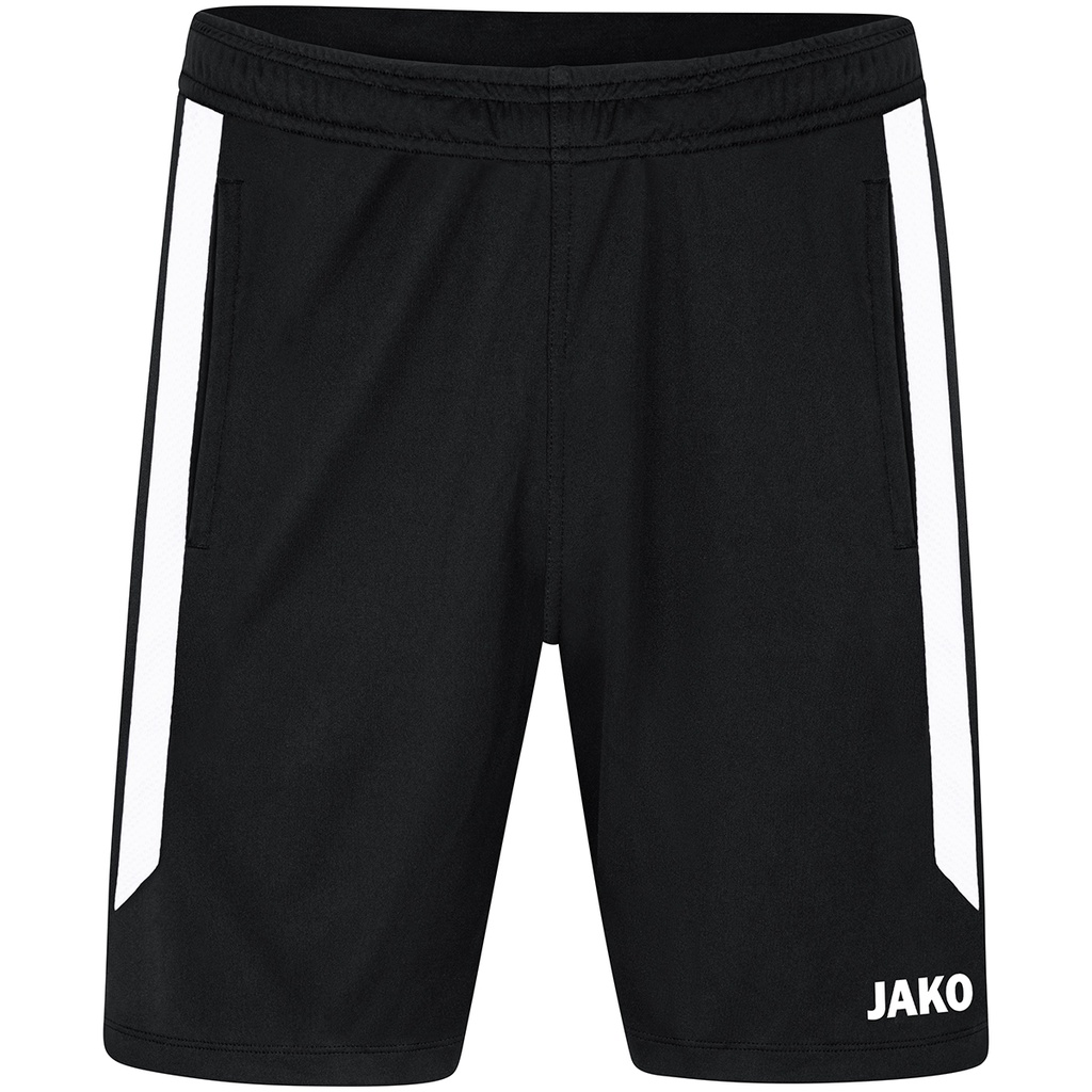[6223-802-S] JAKO Short Power noir/blanc Unisexe (S)