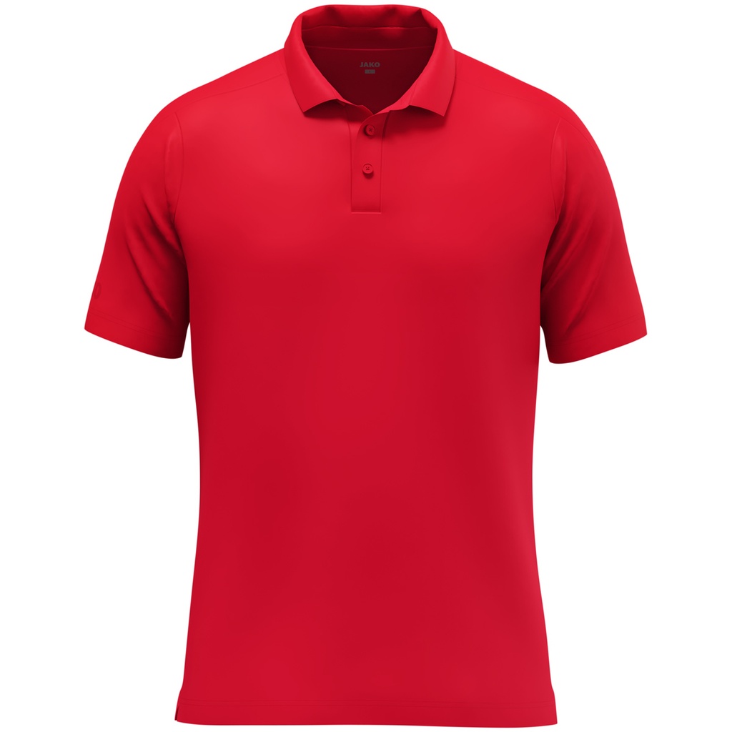 [6305-100-S] JAKO Polo Uni rouge Unisexe (S)