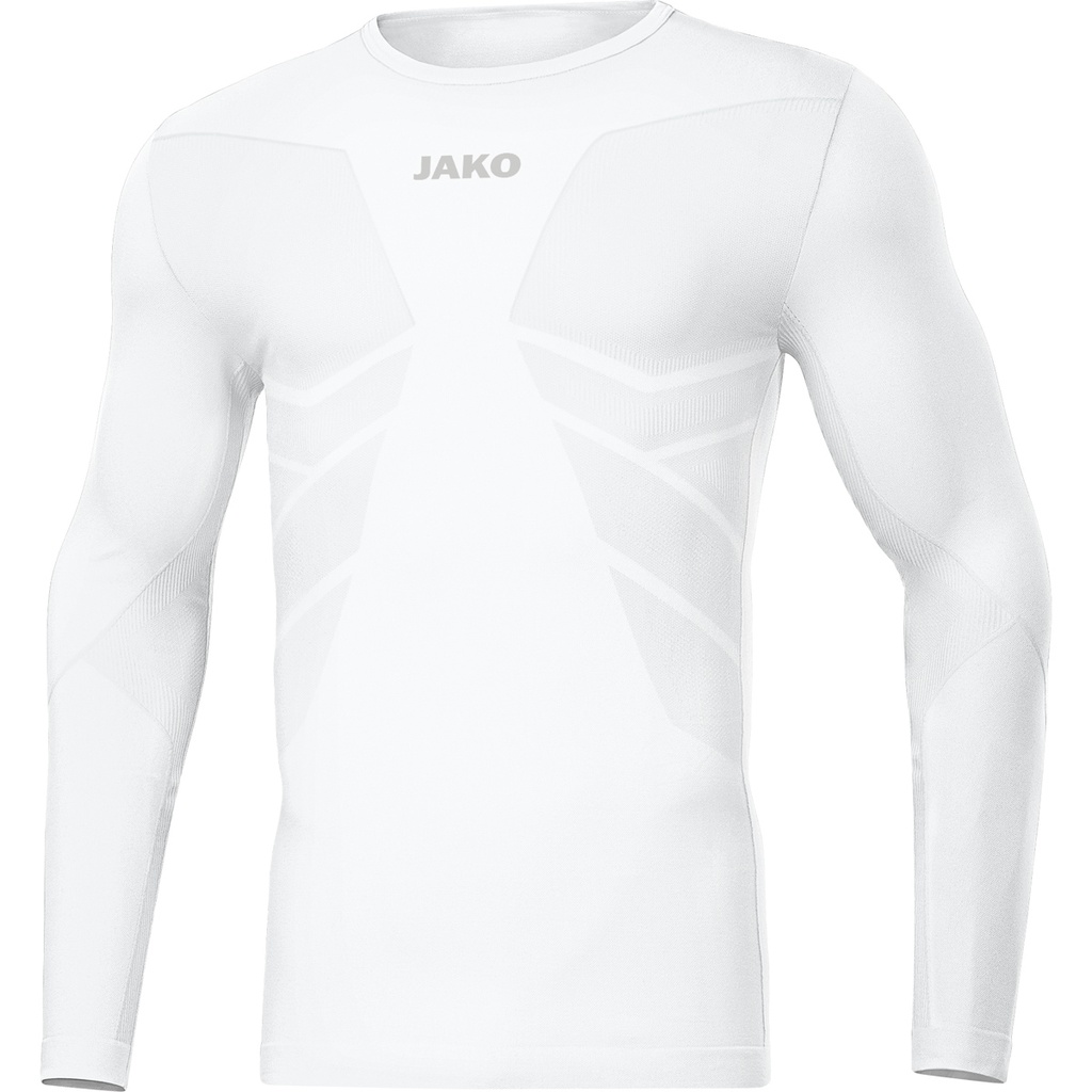 [6455-00-3XS] JAKO Maillot Comfort 2.0 ML blanc Enfants (3XS)