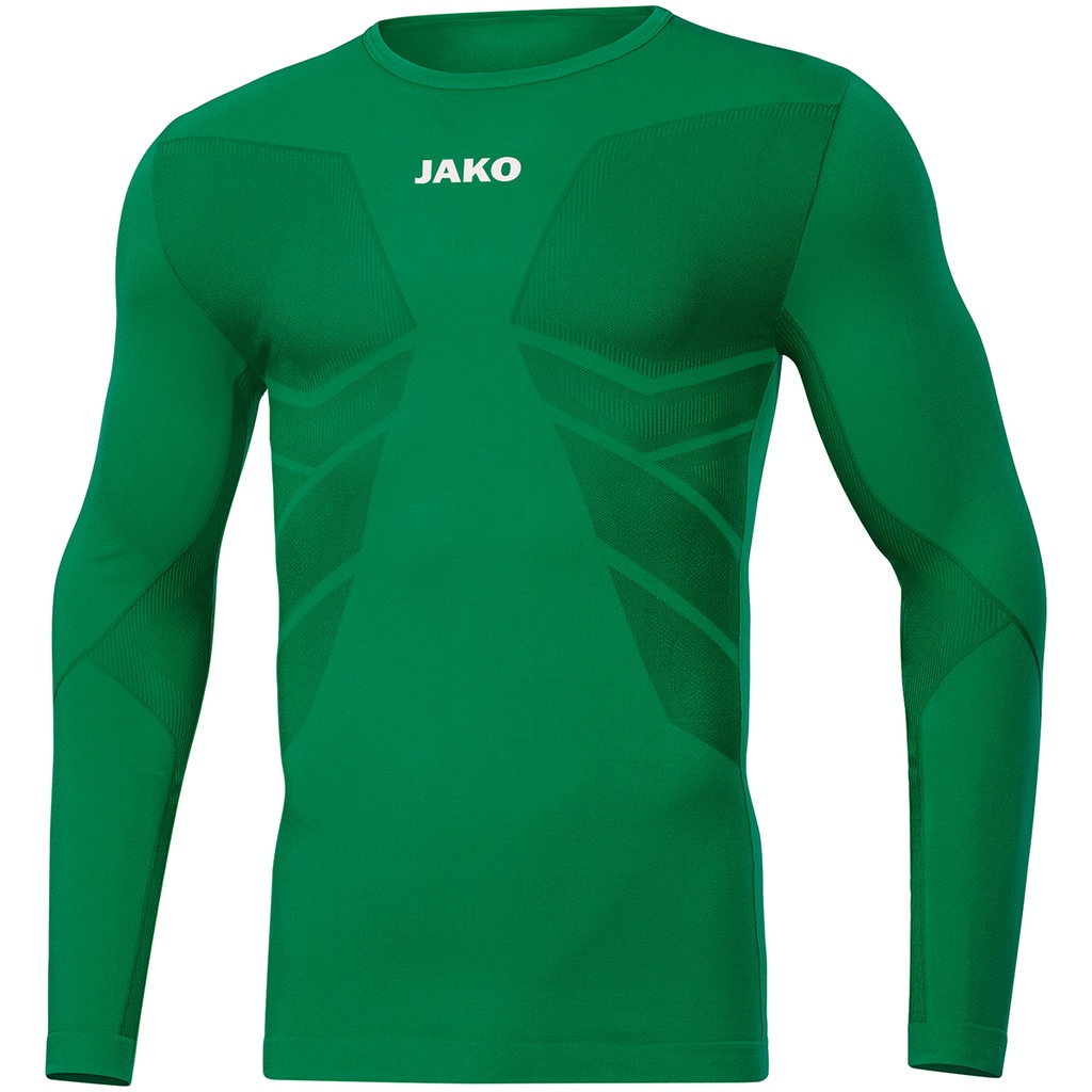 [6455-06-3XS] JAKO Maillot Comfort 2.0 ML vert sport Enfants (3XS)