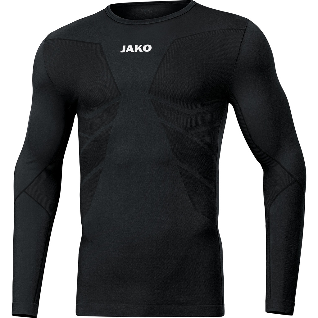 JAKO Maillot Comfort 2.0 ML noir Unisexe