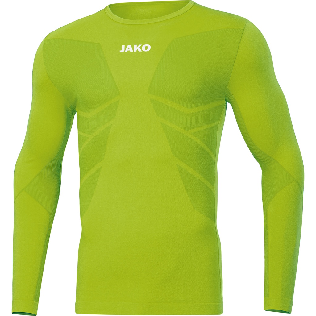 JAKO Maillot Comfort 2.0 ML vert fluo Enfants