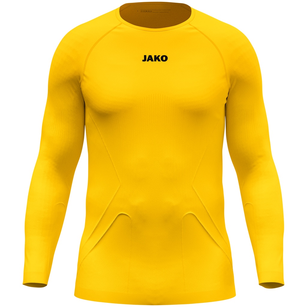 JAKO Maillot léger ML jaune Unisexe
