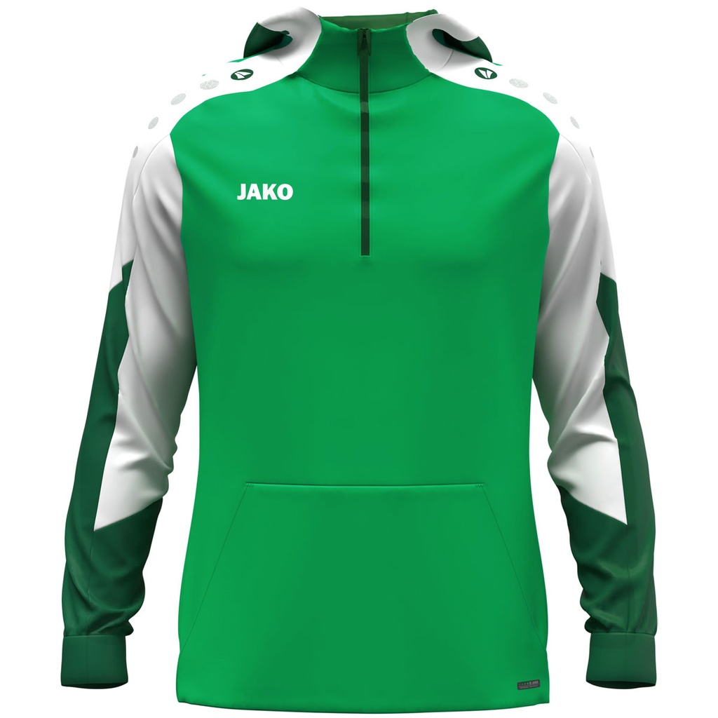 JAKO Sweat à capuche Dynamic vert/blanc/vert foncé Enfants