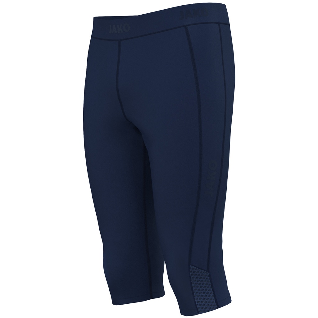 [6776-900-S] JAKO Legging 3/4 Power marine Unisexe (S)