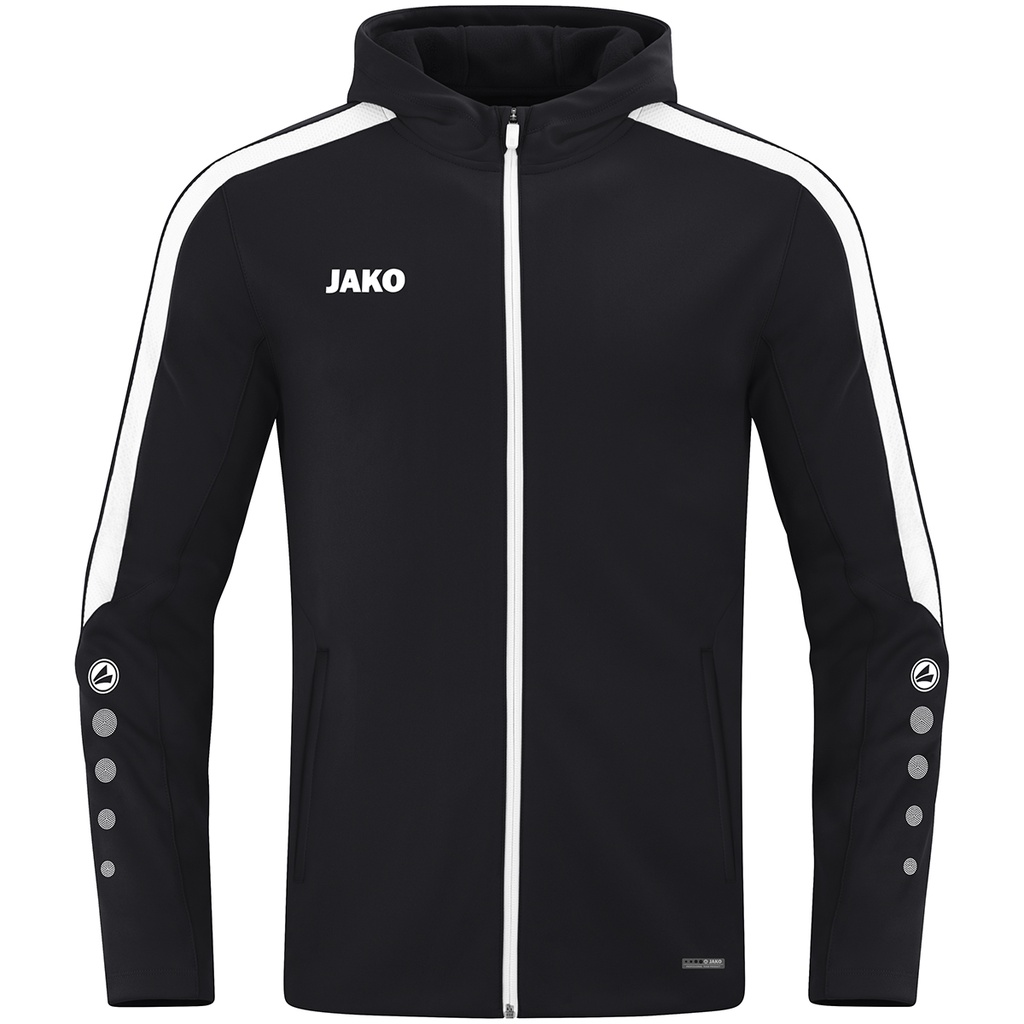 JAKO Veste à capuche Power noir Femmes