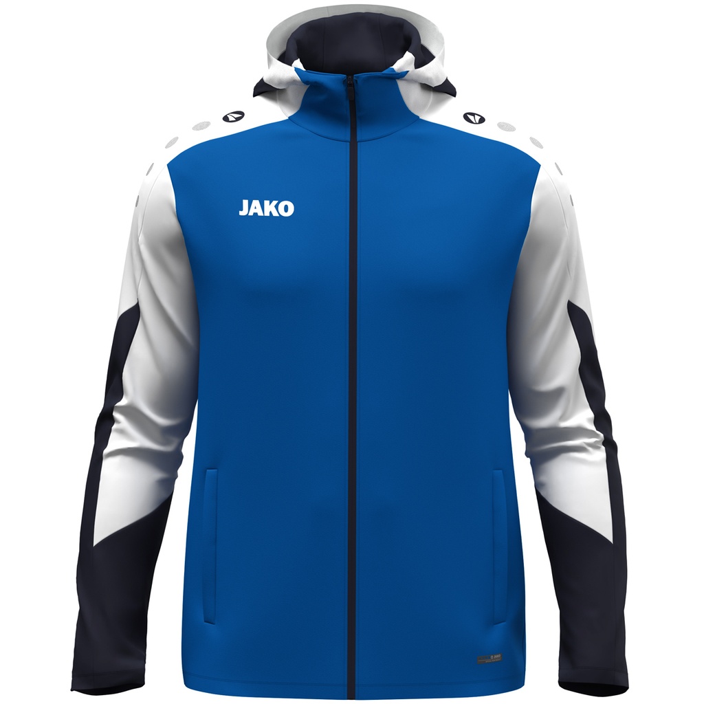 JAKO Veste à capuche Dynamic royal/blanc/marine Unisexe