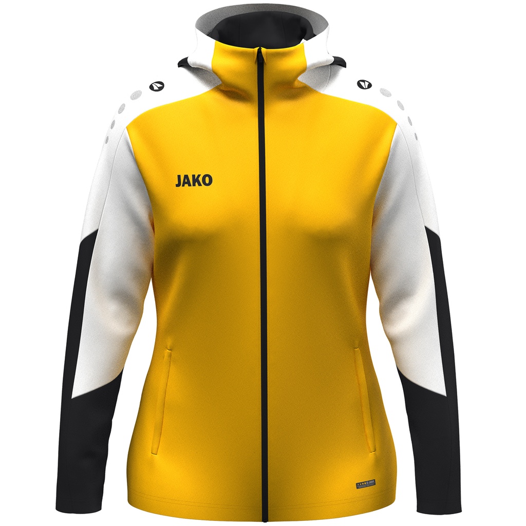 JAKO Veste à capuche Dynamic femmes jaune/blanc/noir Femmes