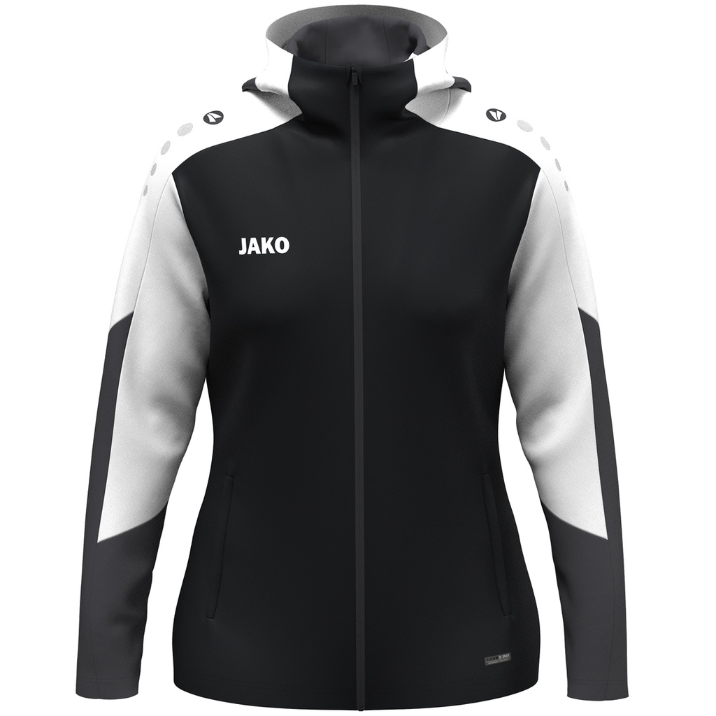 JAKO Veste à capuche Dynamic femmes noir/blanc/anthracite Femmes