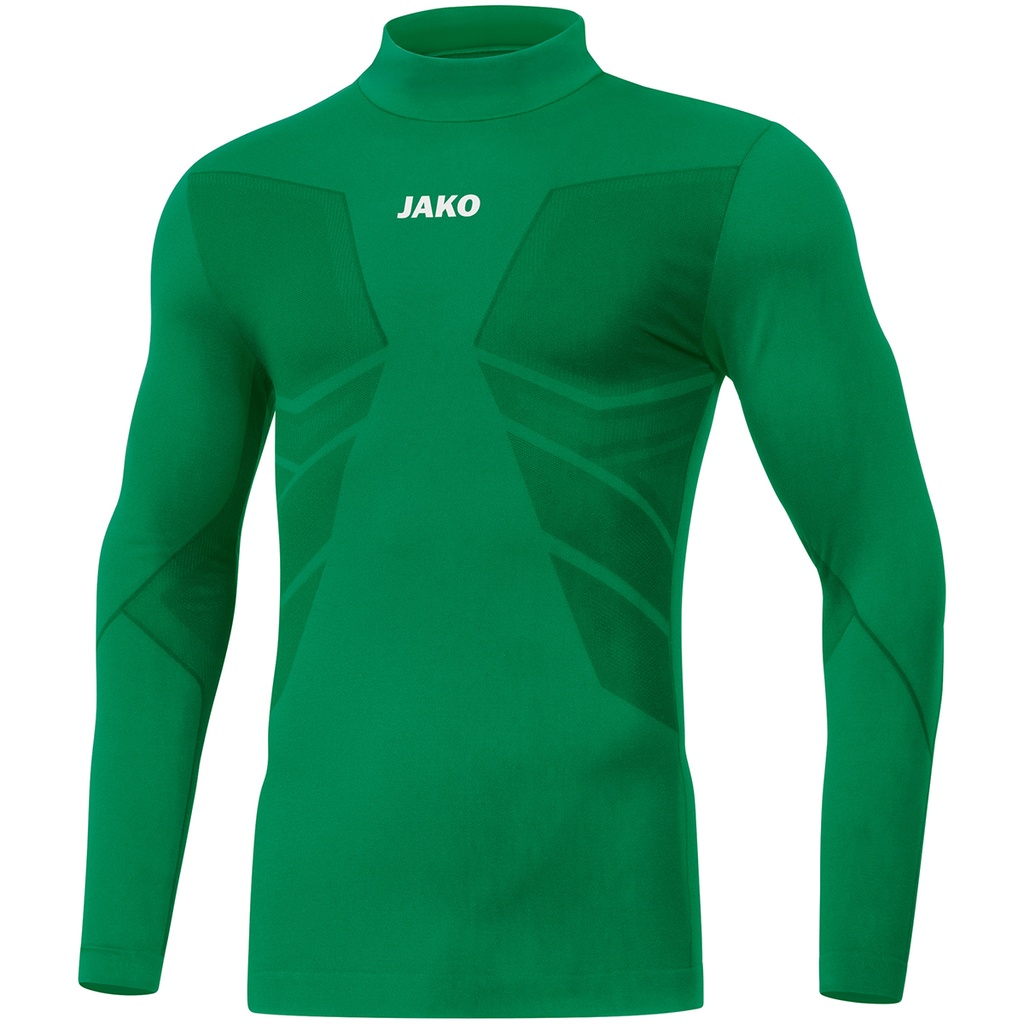 [6955-06-S] JAKO Maillot à col montant Comfort 2.0 vert sport Unisexe (S)