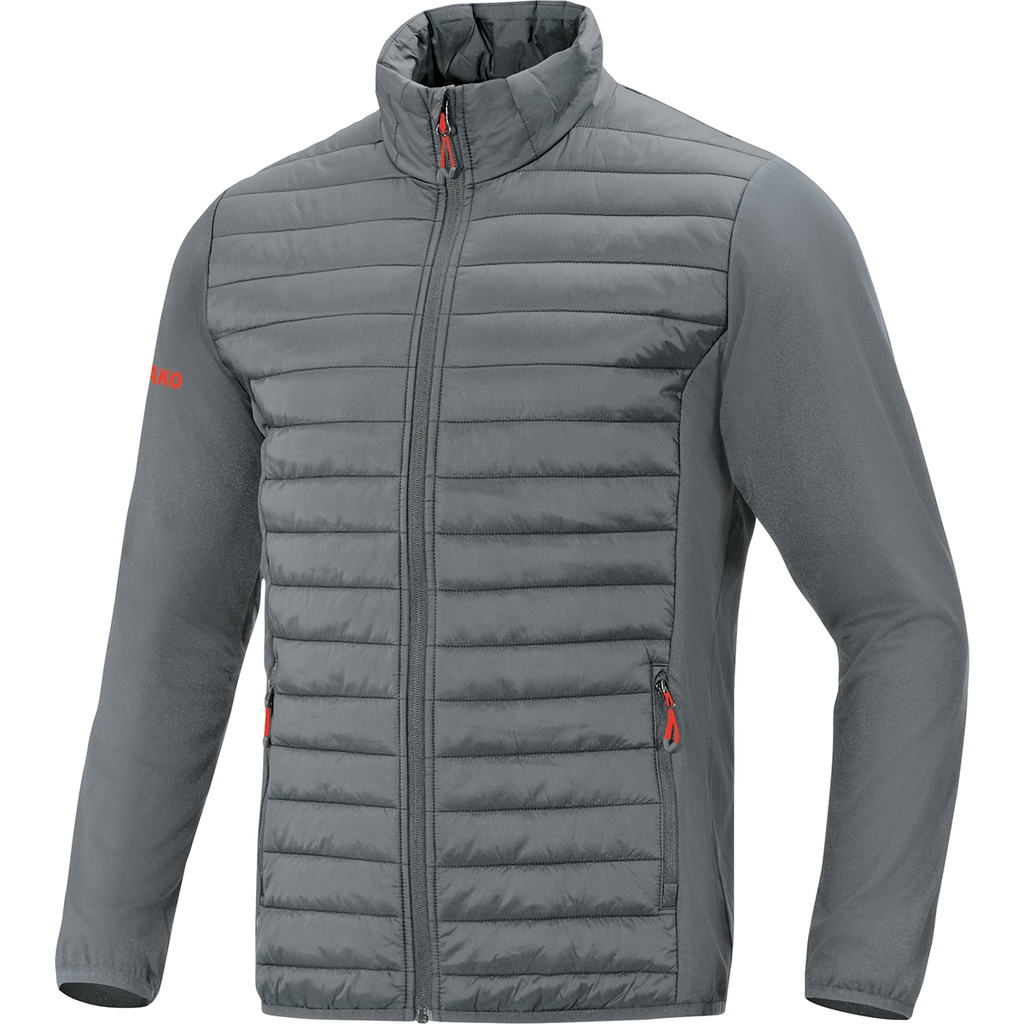JAKO Veste hybride Premium gris pierre Unisexe