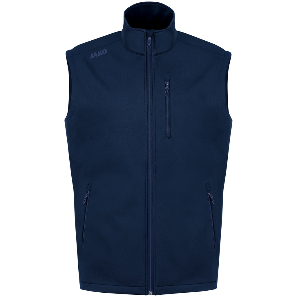 JAKO Gilet softshell Premium marine Unisexe