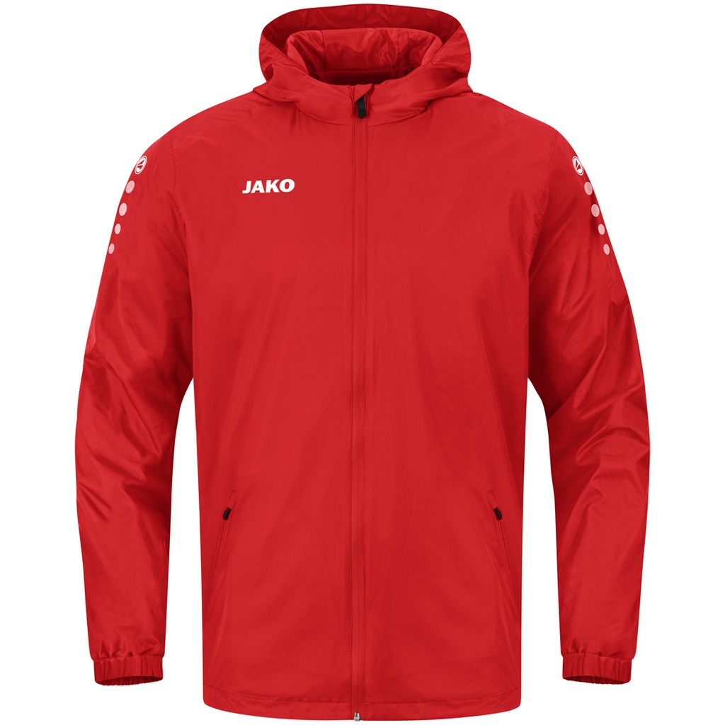 JAKO Veste de pluie Team 2.0 rouge Unisexe